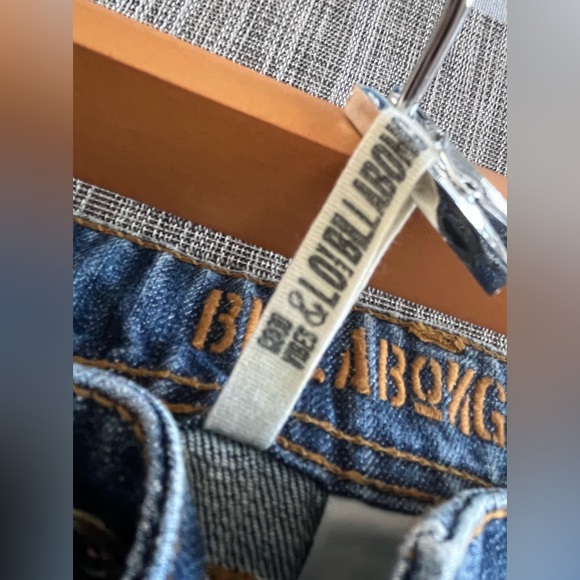 Women’s Billabong MiniLow Rise Denim Distressed Skirt - Picture 4 of 15